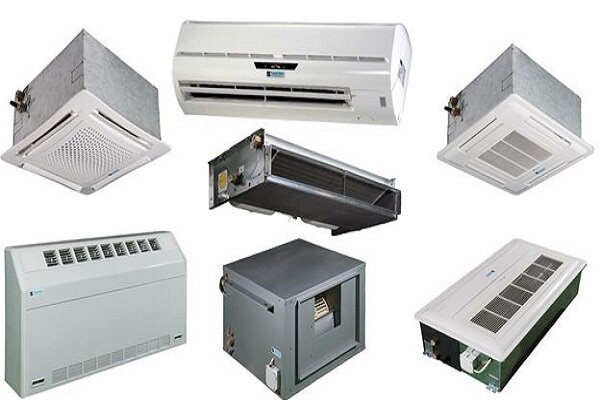 Types of air conditioning coils