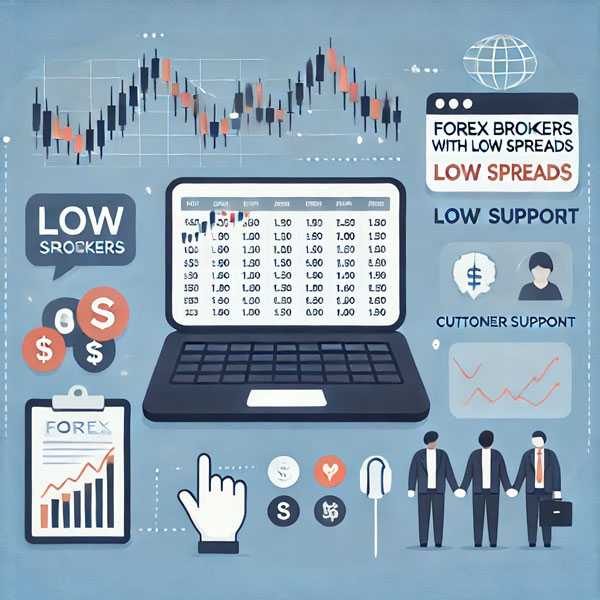 بروکر فارکس با اسپرد پایین